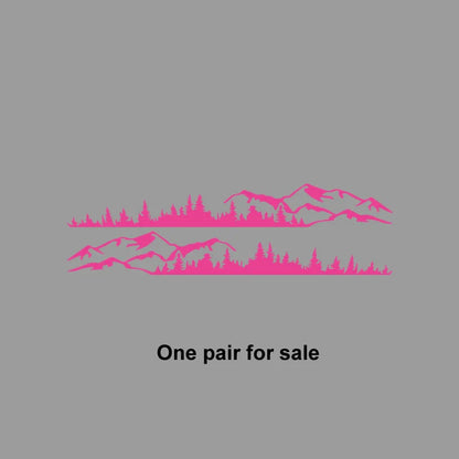 Hills & Forest Scene Adventure Decal | Outdoor Nature Vinyl Sticker for Cars, Trucks & More - 200000182:366;5:100014064-200000182:10;5:361385-200000182:366;5:361385-200000182:366;5:361386-200000182:350853;5:361385-  DRIVEN - 14