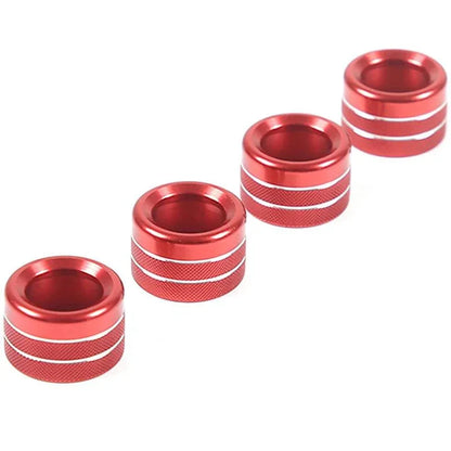 SFB CNC Central and Outer AC Knobs for 2022+ WRX - 200000182:29#red-200000182:193#silver-  DRIVEN - 6