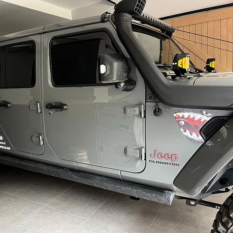 Shark Soldier Hood, Side & Fender Vent Decal | Precut Vinyl Wrap Graphic Kit - 200000182:350686#E-200000182:691#C-200000182:10#D-200000182:193#A-200000182:29#B-  DRIVEN - 4