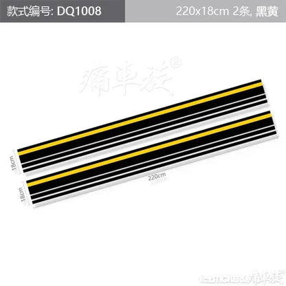 Stylish Dynamic Full-Body Appearance Vinyl Decal Kit for Dodge Charger | PVC Personality Wrap - 200000182:193-  DRIVEN - 4