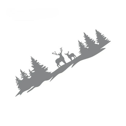Hunting Deer & Trees Tailgate Decal | 4x4 Off-Road Vinyl Sticker for Pickup Trucks & SUVs - 200000182:350850#Carbon Fiber;5:361385#135x38.7cm-200000182:350850#Carbon Fiber;5:361386#150x43cm-200000182:496#Silver;5:361386#150x43cm-200000182:350686#Gold;5:200000990#100x28.6cm-200000182:350686#Gold;5:361385#135x38.7cm-  DRIVEN - 8