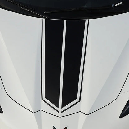 Engine Hood Stripe Sticker for Chevrolet Corvette C8 Stingray / Z51 / Z06 (2020–2025) | Suetlcoity