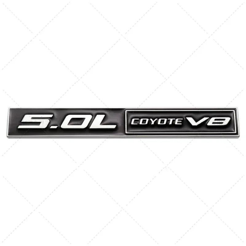 3D Metal 5.0 COYOTE V8 Trunk & Fender Emblem | Ford Mustang Badge Accessory - 200000182:350852#Full Black-200000182:691#Black Red-200000182:10#Red Black-200000182:193#Silver Red-200000182:29#Silver Black-  DRIVEN - 4