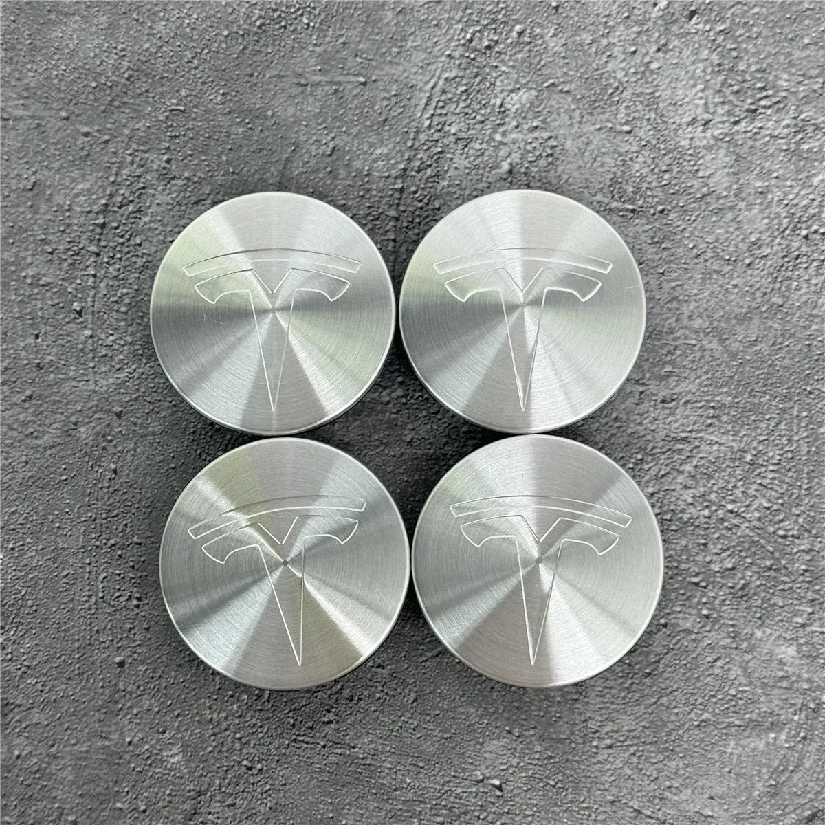 56mm Wheel Center Caps for Tesla Model 3 / Y / S / X | 4-Piece Original Style Hub Cover Set - 14:200002130#Wire-drawing Sliver-14:200004891#Matte Black-14:350853#Red Silver-14:10#Brilliant Silver-14:350852#Matte Black Balck-  DRIVEN - 8