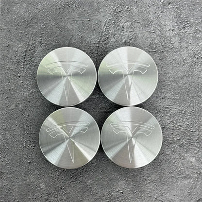 56mm Wheel Center Caps for Tesla Model 3 / Y / S / X | 4-Piece Original Style Hub Cover Set - 14:200002130#Wire-drawing Sliver-14:200004891#Matte Black-14:350853#Red Silver-14:10#Brilliant Silver-14:350852#Matte Black Balck-  DRIVEN - 8