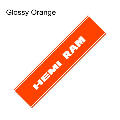 Rear Tailgate Custom Letter Decal for Dodge RAM 1500 / 2500 HEMI Rebel | 12-Color Vinyl Truck Sticker - 200000182:10#Glossy Red-200000182:350852#Glossy Orange-200000182:173#Glossy Blue-200000182:366#Glossy Yellow-200000182:350853#Matt Sliver-  DRIVEN - 10