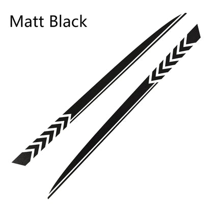 Side Body Decal for Dodge Charger SXT / GT / R/T / Scat Pack / Widebody | Tuning Vinyl Sticker - 200000182:350850#Matt Gold-200000182:350853#Matt Sliver-200000182:366#Glossy Yellow-200000182:173#Glossy Blue-200000182:10#Glossy Red-  DRIVEN - 11