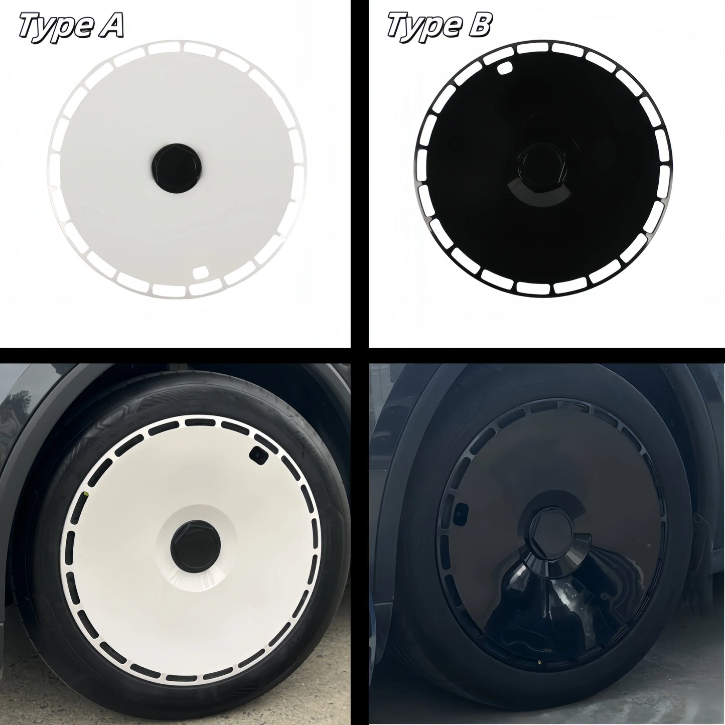19" Performance Replacement Hub Caps for Tesla Model Y (2020–2024) | 4-Piece Wheel Cover Set - 14:29#Type A;200007085:11755855#19-Inch;400005408:110553637#TESLA;400005409:3984267#MODEL Y JUNIPER-14:347#Type B;200007085:11755855#19-Inch;400005408:110553637#TESLA;400005409:3984267#MODEL Y JUNIPER-  DRIVEN - 6
