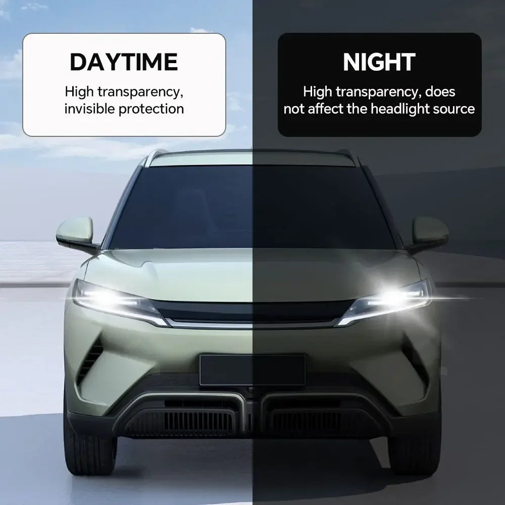Precut PPF for BYD Yuan UP / Atto 2 (2024–2025) | TPU Headlight, Mirror & Pillar Protection - 200000182:29#Rearview Mirror Film-200000182:691#B C Pillars Film-200000182:193#Headlight Film-  DRIVEN - 5