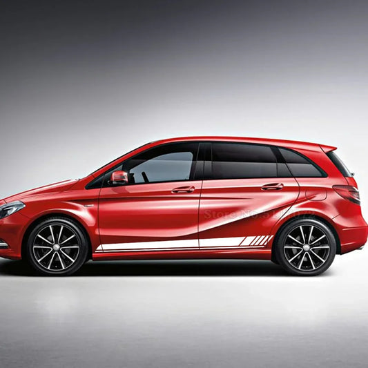 Edition 1 Hood & Side Stripe Decal Kit for Mercedes-Benz B-Class (W246/W247) | AMG-Style Vinyl - 200000182:193#Glossy Black-  DRIVEN - 2