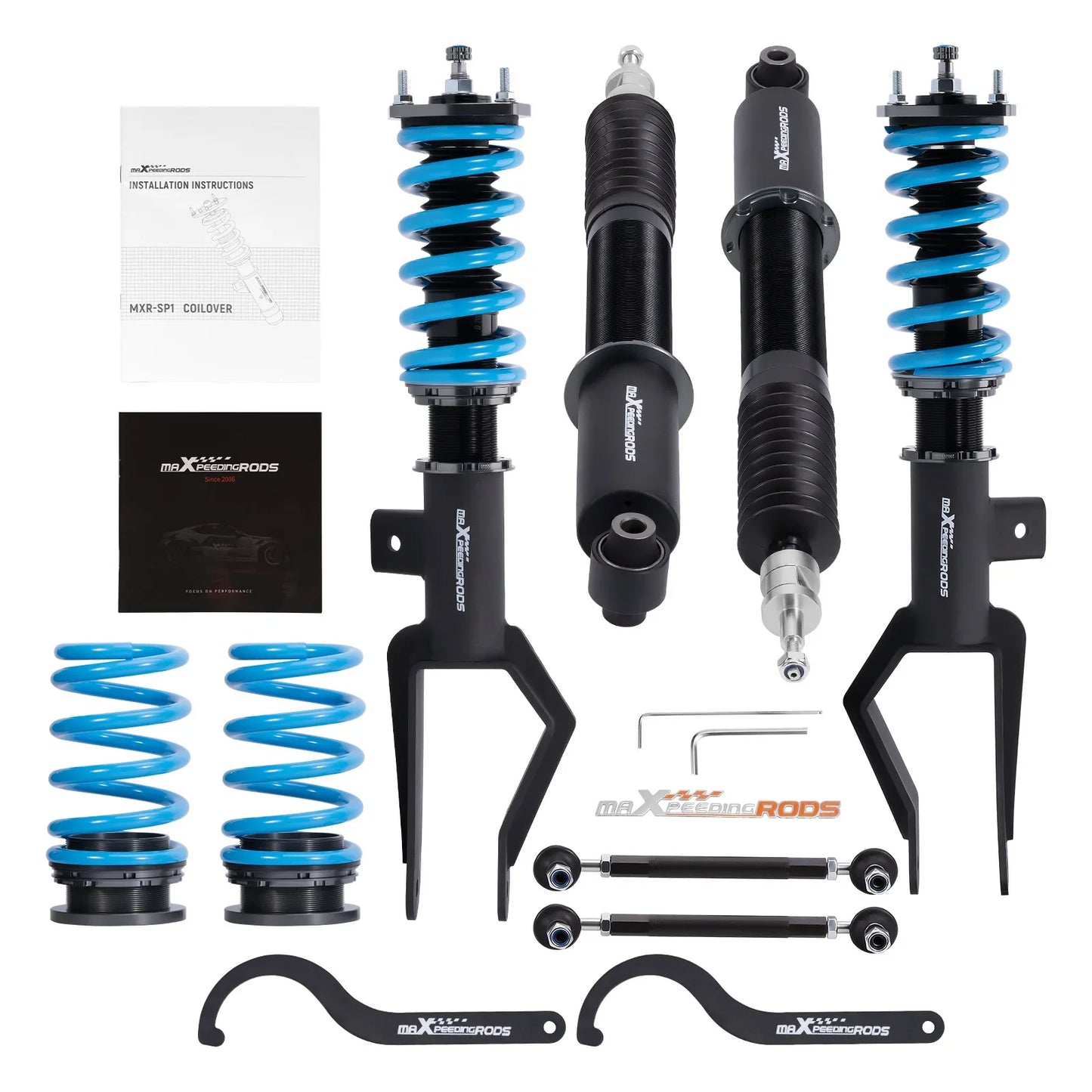 24-Way Adjustable Coilovers for Tesla Model Y AWD (2020+) | Damper & Height Adjustment Twin Tube - 200007763:201336100-200007763:201336106-  DRIVEN - 1