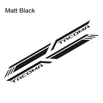 Trunk Side Stripe Decal for Toyota Tacoma TRD Sport | Vinyl Truck Graphics - 200000182:350853#Carbon Fiber-200000182:350850#Matt Black-200000182:1052#Colorful Laser-200000182:496#Matt Silver-200000182:173#Matt Gold-  DRIVEN - 9