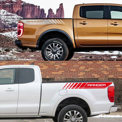 Rear Trunk Side Letter Decal for Ford Ranger Raptor | Vinyl Film Truck Graphic - 200000182:1052#Colorful Laser-200000182:350850#Matt Black-200000182:350853#Carbon Fiber-200000182:366#Glossy Yellow-200000182:175#Glossy Blue-  DRIVEN - 3