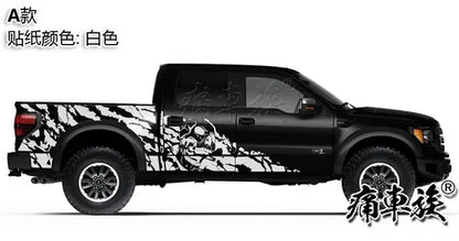 Full-Body Appearance Decoration Vinyl Kit for Ford F-150 Raptor | Custom KK Pickup Wrap - 200000182:29#A2-200000182:193#A1-200000182:366#C1-200000182:350852#C-200000182:10#B-  DRIVEN - 18