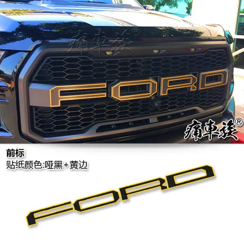 Custom Head Letter Vinyl Decal for Ford Raptor F-150 | KK Film Decorative Sticker - 200000182:10#B-200000182:350852#C-200000182:366#D-200000182:175#E-200000182:173#F-  DRIVEN - 15