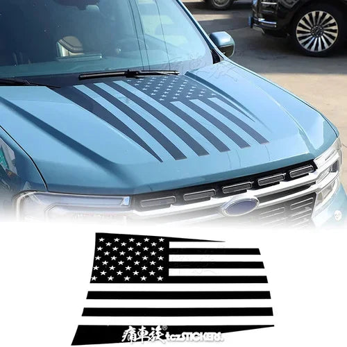 Dedicated Hood Trim Decal Film for Ford Maverick | Premium Color Change Vinyl - 200000182:496#H  black-200000182:173#G black-200000182:200013901#other colors-200000182:350686#J black-200000182:350852#D black-  DRIVEN - 11