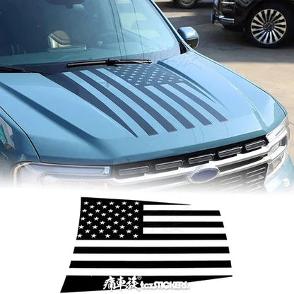 Dedicated Hood Trim Decal Film for Ford Maverick | Premium Color Change Vinyl - 200000182:496#H  black-200000182:173#G black-200000182:200013901#other colors-200000182:350686#J black-200000182:350852#D black-  DRIVEN - 11