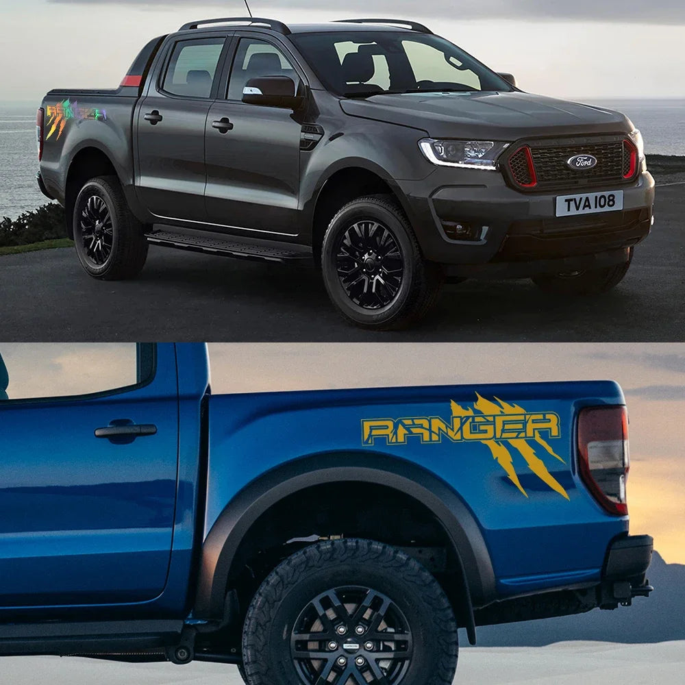 Full Body Side Decal for Ford Ranger Raptor / XLT / XL / Lariat T6 | Pickup Truck Bed Trim Vinyl - 200000182:200013901#Carbon Fiber;5:200000990#40x22cm-200000182:200013901#Carbon Fiber;5:361385#50x27.8cm-200000182:200013901#Carbon Fiber;5:361386#70x38.9cm-200000182:200013901#Carbon Fiber;5:100014064#90x50cm-200000182:193#Glossy Black;5:200000990#40x22cm-  DRIVEN - 3