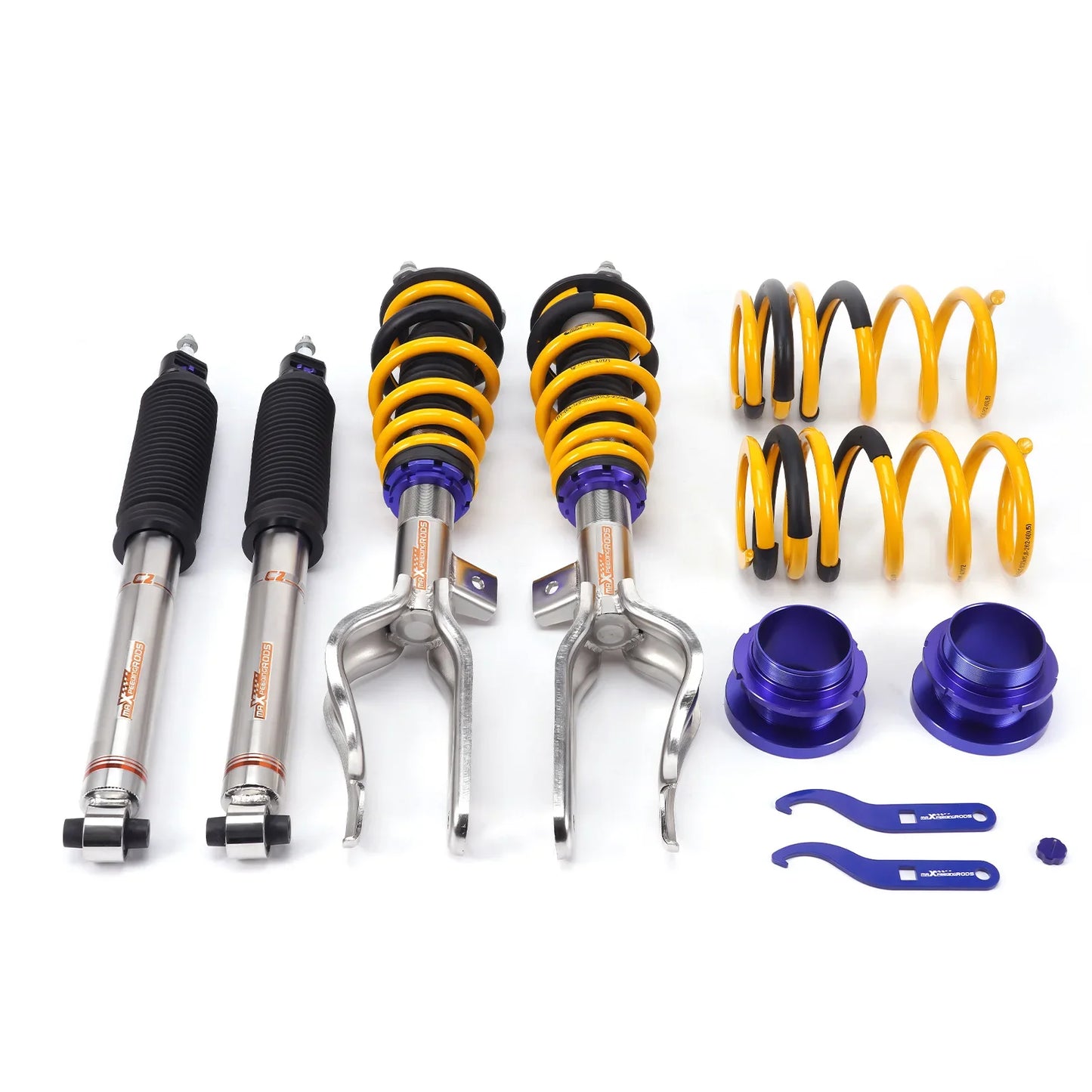 MaXpeedingrods Comfort Coilover Suspension Kit for Tesla Model Y AWD (2020+) | Adjustable Height - 200007763:201336106-  DRIVEN - 1
