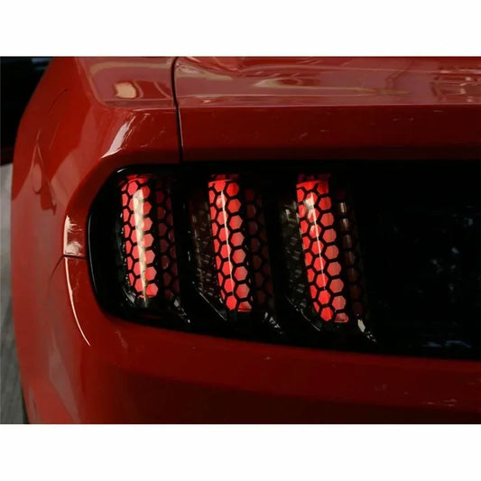 Honeycomb Decoration Sticker Set for Ford Mustang (2015+) | 6-Piece Vinyl Decal - 200000182:10#honeycomb Black 6pcs-  DRIVEN - 2