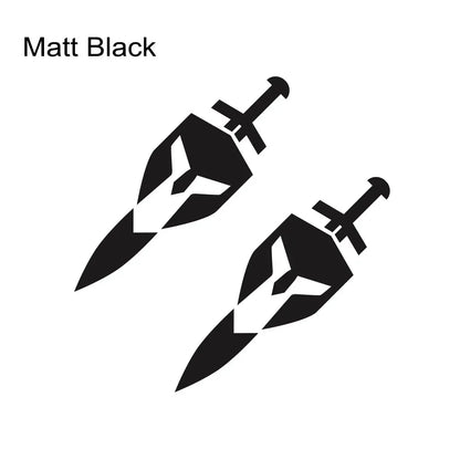 Shield & Sword Bed Side Decal for Jeep Gladiator JT | Vinyl Trunk Graphic Sticker - 200000182:771#Carbon Fiber-200000182:200004890#Matt Black-200000182:200006152#Colorful Laser-200000182:350853#Matt Sliver-200000182:350850#Matt Gold-  DRIVEN - 14