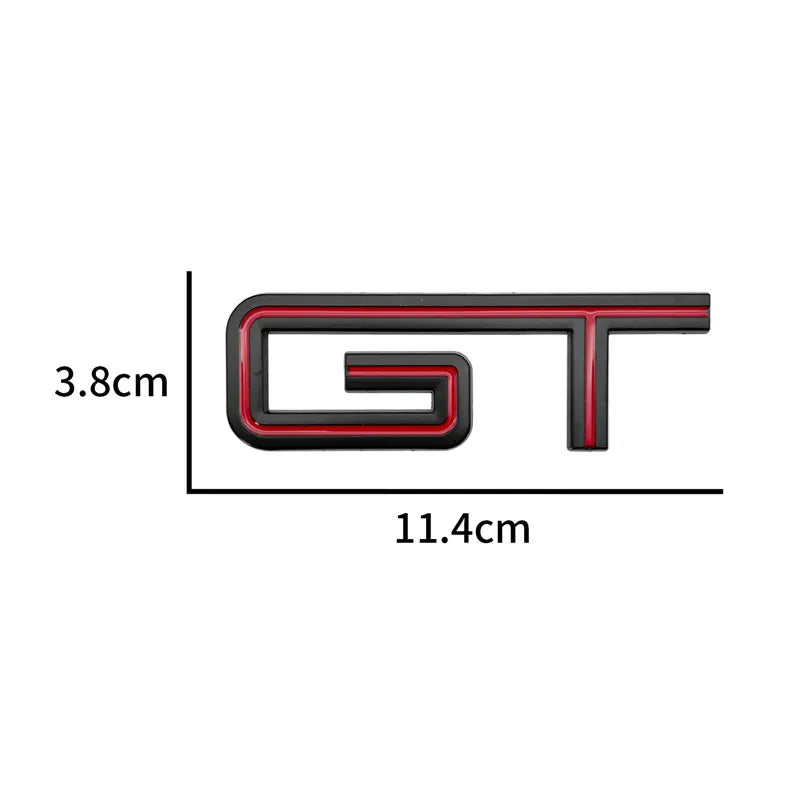 3D Chrome Metal GT Trunk Badge for Ford Mustang | Rear Decal Emblem Sticker - 200000182:193#1-200000182:10#4-200000182:691#3-  DRIVEN - 6