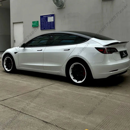 18" Replacement Hub Cap Wheel Covers for Tesla Model 3 (2017–2023) | 4-Piece ABS Set - 14:201452420#Gloss Black-14:202530813#Orange-14:10#White-14:201504124#Pepper White-14:203603266#Purple-  DRIVEN - 4