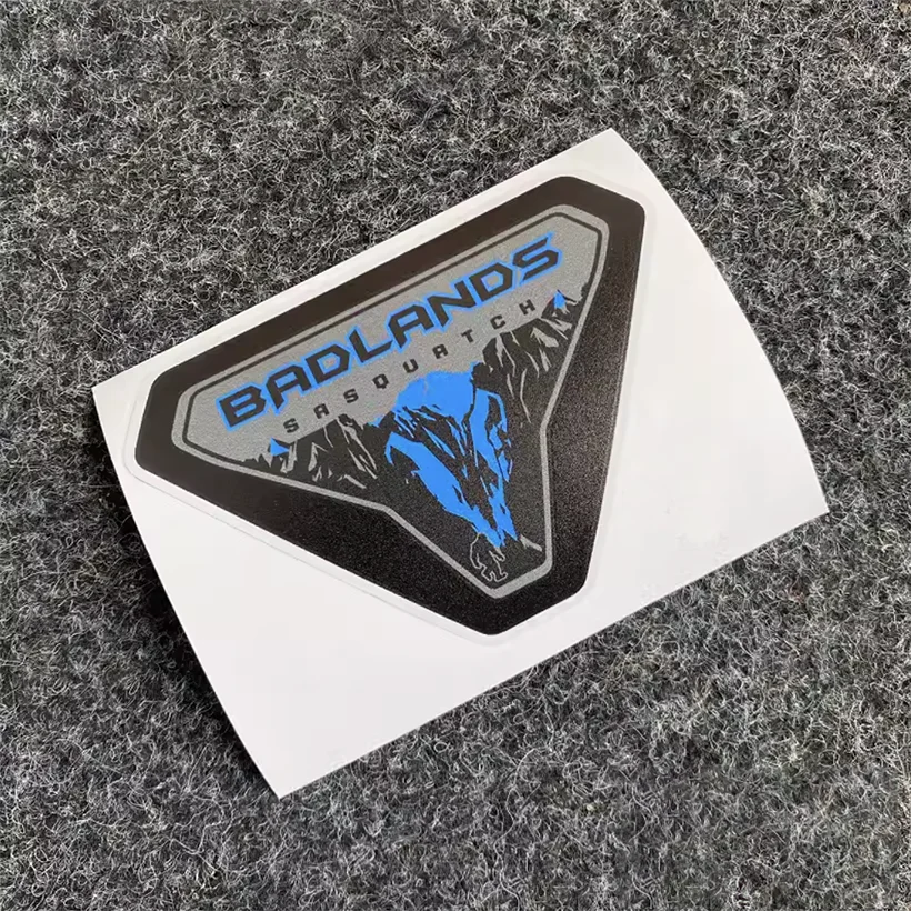 Badlands Sasquatch Fender Vent Decal for Ford Bronco | Forest Mountain Emblem Vinyl Sticker - 200000182:771#D;5:100014064#10.5x7.5cm-200000182:691#C;5:100014064#10.5x7.5cm-200000182:29#B;5:100014064#10.5x7.5cm-200000182:193#A;5:100014064#10.5x7.5cm-  DRIVEN - 9