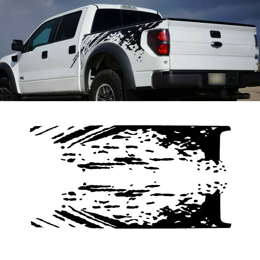 Mud Splash Bed Side Decal for Ford Raptor SVT F-150 (2009-2014) | 2-Piece Vinyl Kit - 200000182:200004890-200000182:1052-200000182:350853-200000182:10-200000182:350852-  DRIVEN - 1