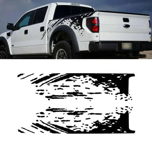 Mud Splash Bed Side Decal for Ford Raptor SVT F-150 (2009-2014) | 2-Piece Vinyl Kit - 200000182:200004890-  DRIVEN - 1