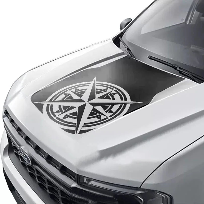 Ford Maverick Hood Scoop Decal Kit – Matte Vinyl Wrap Overlay (2022–2023) - 200000182:691#B-200000182:29#A-200000182:200013901#J-200000182:200211869#I-200000182:1052#H-  DRIVEN - 9