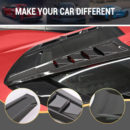 Rear Window Spoiler Cover Trim Carbon Fiber for Chevrolet Corvette C8 (2020–2025) | Lightweight
