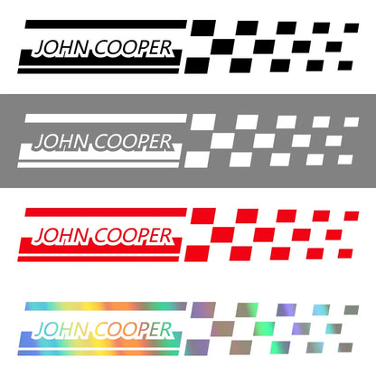B-Pillar Window Decal for Mini John Cooper Works (R55, R56, R59, R60, R61) | 2-Piece Vinyl Sticker - 200000182:10#For coopers;5:200000990#Black-200000182:29#For countryman;5:100014064#Colorful-200000182:10#For coopers;5:361386#Red-200000182:10#For coopers;5:361385#Silver White-200000182:10#For coopers;5:100014064#Colorful-  DRIVEN - 5