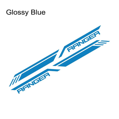 Side Stripe Decal for Ford Ranger Raptor T6 / XLT / T7 / T8 | Pickup Bed Vinyl Graphic - 200000182:691#Glossy Gray-200000182:29#Glossy White-200000182:350852#Glossy Orange-200000182:10#Glossy Red-200000182:193#Glossy Black-  DRIVEN - 15