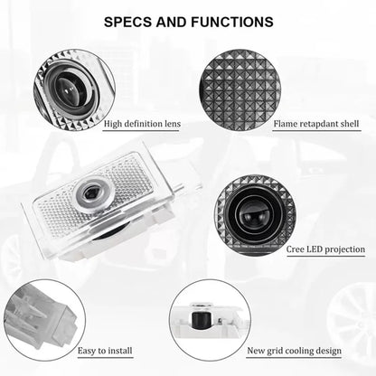 LED Door Logo Projector Welcome Light for Dodge Charger / Challenger | Ghost Shadow Puddle Light