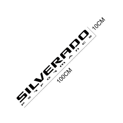 Front Windshield Decal for Chevrolet Silverado 1500 / 2500 / Z71 | Custom Vinyl Graphic - 200000182:193#Glossy Black-200000182:29#Glossy White-200000182:691#Glossy Gray-200000182:10#Glossy Red-200000182:496#Matt Silver-  DRIVEN - 6
