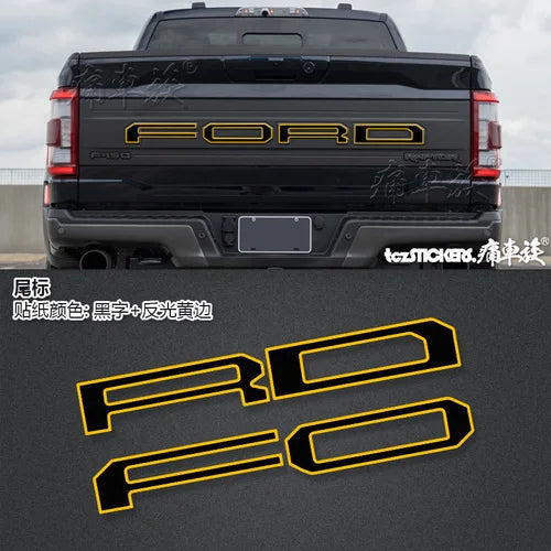 Custom Vinyl Decal Kit for Ford F-150 Raptor 3rd Gen 3.5T (2023) | Special KK Wrap - 200000182:771#l-200000182:200004890#q-200000182:200006152#p-200000182:200013901#o-200000182:200211869#n-  DRIVEN - 8