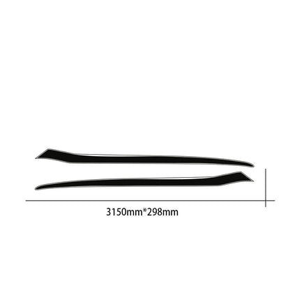 Full-Coverage Racing Stripe Kit | Door Side, Hood, Rear, Waistline & Skirt Vinyl Decal - 200000182:366#1 set Style 1;5:100014064#Glossy Red-200000182:366#1 set Style 1;5:100014065#Glossy Yellow-200000182:366#1 set Style 1;5:361385#Glossy Black-200000182:366#1 set Style 1;5:361386#Glossy Gray-200000182:175#1 Set Stye 2;5:361385#Glossy Black-  DRIVEN - 13