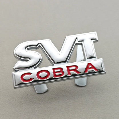 3D Metal SVT Cobra Badge Emblem | Grille & Trunk Sticker for Ford Mustang - 200000182:193#Grill Chrome-200000182:29#Grill Black-200000182:691#Sticker Chrome-200000182:10#Sticker Black-  DRIVEN - 9