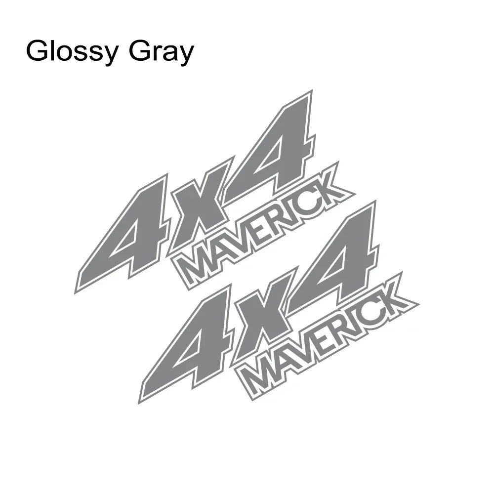 4x4 Rear Bed Side Decal for Ford Maverick XL / XLT / Lariat (2022) | Vinyl Truck Sticker - 200000182:200004890#Matt Black-200000182:771#Carbon Fiber-200000182:173#Glossy Blue-200000182:350850#Matt Gold-200000182:350853#Matt Silver-  DRIVEN - 16