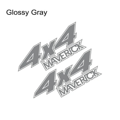 4x4 Rear Bed Side Decal for Ford Maverick XL / XLT / Lariat (2022) | Vinyl Truck Sticker - 200000182:200004890#Matt Black-200000182:771#Carbon Fiber-200000182:173#Glossy Blue-200000182:350850#Matt Gold-200000182:350853#Matt Silver-  DRIVEN - 16