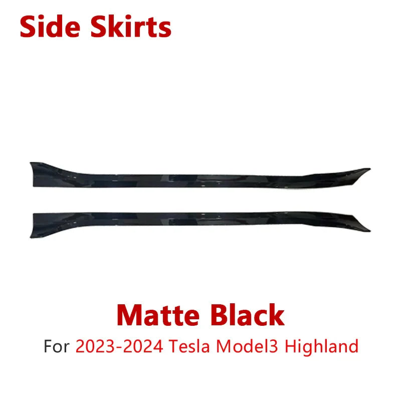 Full Body Kit — Bumper Lips, Diffuser & Spoiler for Tesla Models | Gloss Black & Carbon Tuning - 14:200004890#24M3-Side Skirts-GB-14:200003699#24M3-Rear Wing-GB-14:200002130#24M3-Whole Set-GB-14:200001951#24M3-Front-MB-14:200000914#24M3-Side Skirts-MB-  DRIVEN - 10