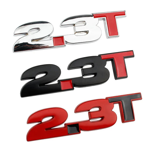 3D Metal 2.3T Displacement Badge for Ford Mustang GT / Shelby EcoBoost | Emblem Sticker - 200000182:691#C-  DRIVEN - 1