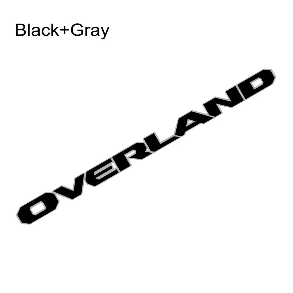 Engine Hood Decal for Jeep Gladiator Overland | Pickup Truck Vinyl Sticker Graphic - 200000182:29#Black Red;5:200000990#60x4.2cm-200000182:350852#Gold Silver;5:361385#70x4.9cm-200000182:29#Black Red;5:361385#70x4.9cm-200000182:29#Black Red;5:361386#100x7cm-200000182:366#White Gray;5:361385#70x4.9cm-  DRIVEN - 11
