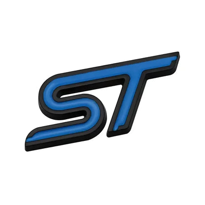 3D Metal ST Badge | Body & Trunk Emblem for Ford Everest / Fiesta / Ecosport / Focus - 200000182:350853#Black Green-200000182:350850#Silver Deep Blue-200000182:1052#Silver Blue-200000182:29#Silver White-200000182:496#Silver Yellow-  DRIVEN - 16