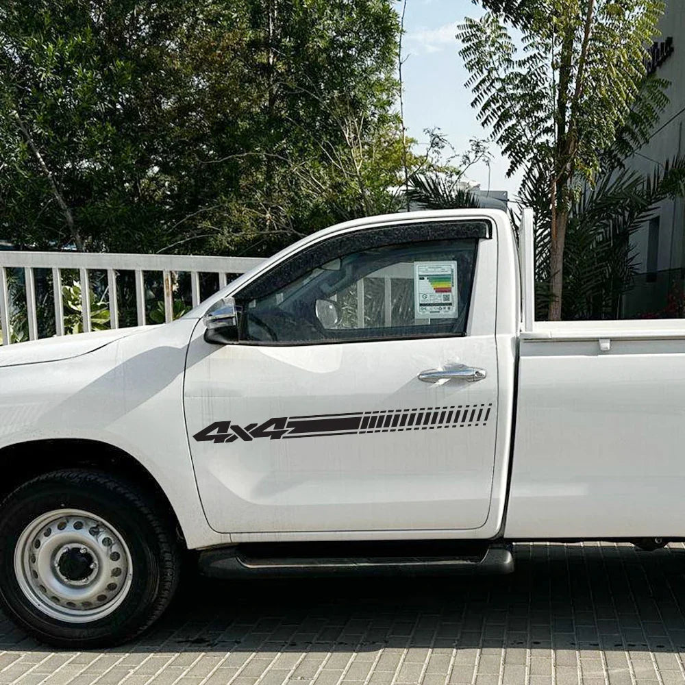 4x4 Off-Road Side Stripe Decal | 2-Piece Self-Adhesive Vinyl Sticker for Pickup Trucks & SUVs - 200000182:350852# Red;5:200000990#110x7.8cm-200000182:10# Gray;5:361385#170x10cm-200000182:175#Silver;5:200000990#110x7.8cm-200000182:350852# Red;5:361385#170x10cm-200000182:173#Carbon Fiber;5:200000990#110x7.8cm-  DRIVEN - 4