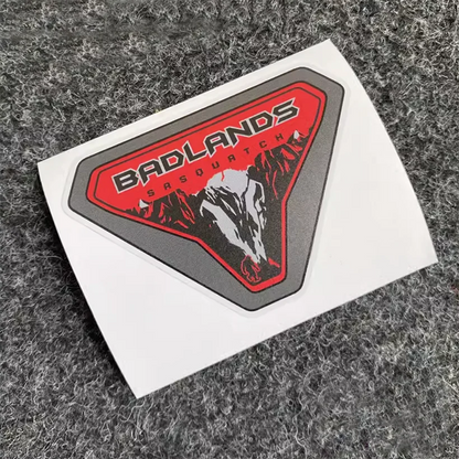 Badlands Sasquatch Fender Vent Decal for Ford Bronco | Forest Mountain Emblem Vinyl Sticker - 200000182:771#D;5:100014064#10.5x7.5cm-200000182:691#C;5:100014064#10.5x7.5cm-200000182:29#B;5:100014064#10.5x7.5cm-200000182:193#A;5:100014064#10.5x7.5cm-  DRIVEN - 10