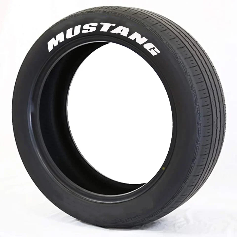 Mustang Tire Lettering Sticker | 3D Waterproof Separated Letter Sidewall Decal - 200000182:10#8 MUST stripes W-200000182:691#4 MUST stripes W-200000182:29#8 MUSTANG-200000182:193#4 MUSTANG-200000182:173#8 MUST W flag-  DRIVEN - 10