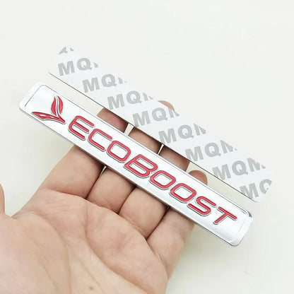 3D Metal EcoBoost Logo Emblem Badge Trunk Decal for Ford Focus / F-150 | Styling Sticker