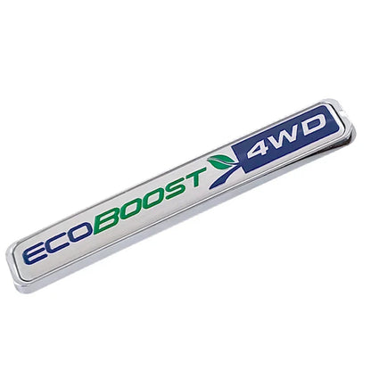 3D Metal 4WD EcoBoost Trunk Badge | Ford F-150 / Focus / Fiesta / Edge Logo Sticker - 200000182:691#4WD Silver-200000182:10#4WD Silver Black-200000182:193#Silver-200000182:29#Silver Black-  DRIVEN - 2